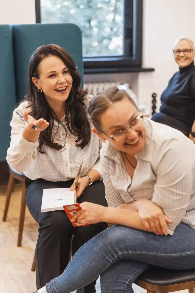 Vilana Bagdonė seminare su moterimis